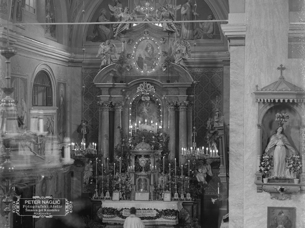 Homški oltar v času čaščenja Sv. Rešnjega Telesa - Naglic 1440