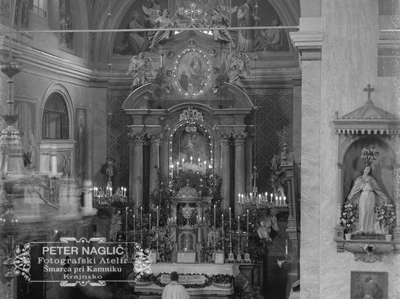 Homški oltar v času čaščenja Sv. Rešnjega Telesa - Naglic 1440