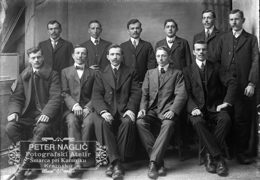 Peter Naglič v skupini potrjenih 1914 - Naglic1129