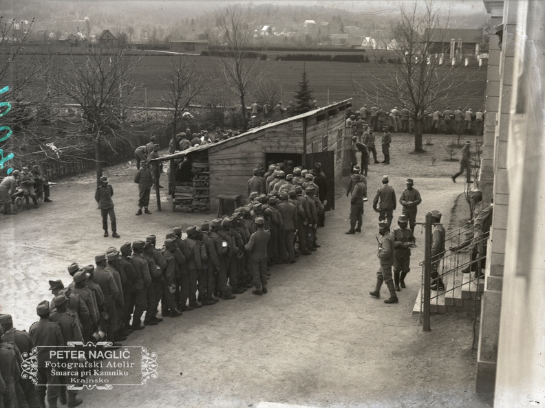 Delitev menaže na Vrhniki 1915 - 71  1004