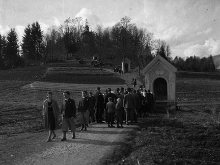 Obisk Kalvarije v postnem času, Kamnik 19.3.1933 - F 1933 1 4 009