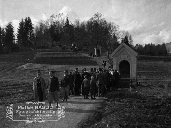 Obisk Kalvarije v postnem času, Kamnik 19.3.1933 - F 1933 1 4 009
