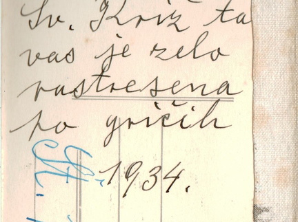Izlet na Golico leta 1934 - F 1934 1 1 006 hrbtna stran