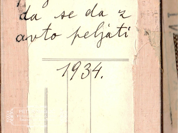 Izlet na Golico leta 1934 - F 1934 1 1 007 hrbtna stran