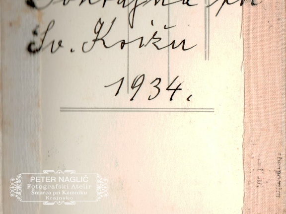 Izlet na Golico leta 1934 - F 1934 1 1 013 hrbtna stran