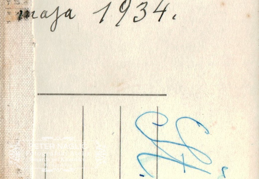 Izlet na Golico leta 1934 - F 1934 1 2 009 hrbtna stran