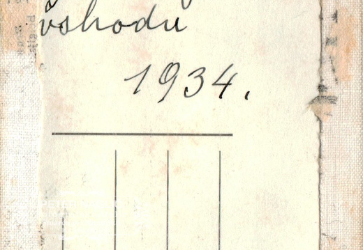 Izlet na Golico leta 1934 - F 1934 1 2 011 hrbtna stran