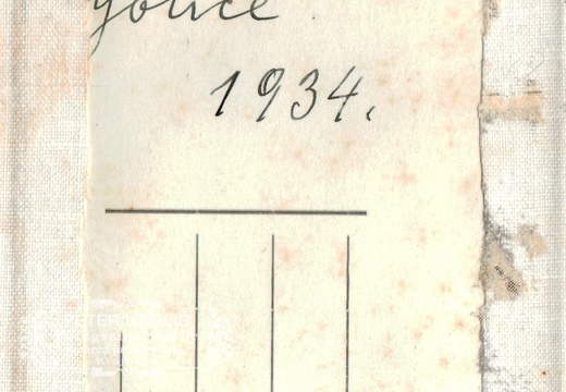 Izlet na Golico leta 1934 - F 1934 1 2 012 hrbtna stran