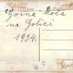 Izlet na Golico leta 1934 - F 1934 1 2 008 hrbtna stran