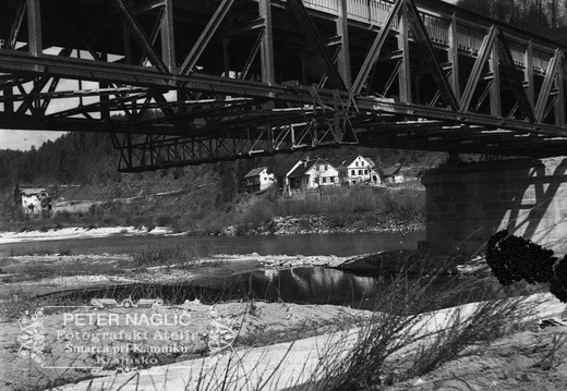 Črnuče, cestni most, detajl konstrukcije, 1932 - F 1933 1 3 007