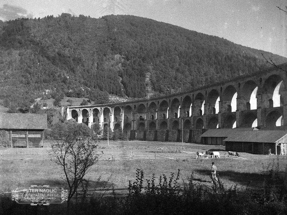 Borovnica, železniški most, 1934 - F 1934 7 1 014