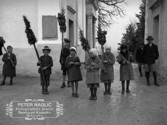 Cvetna nedelja z butaricami na Homcu leta 1933 - F 1933 3 3 009